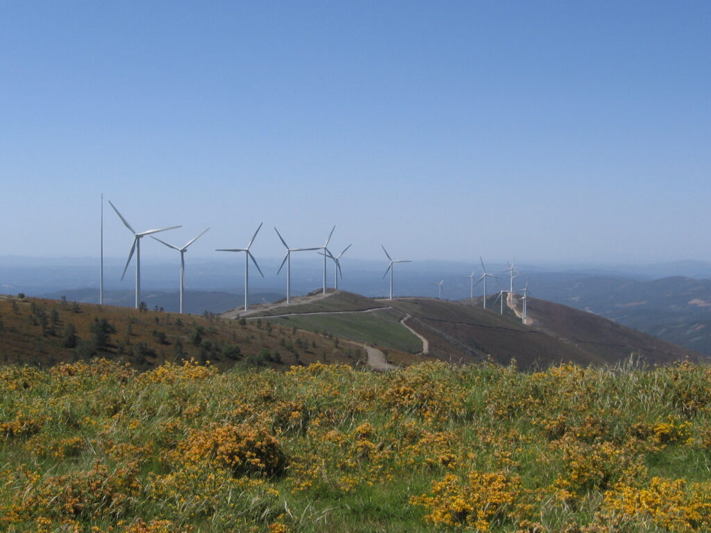 Wind farm at Lousã